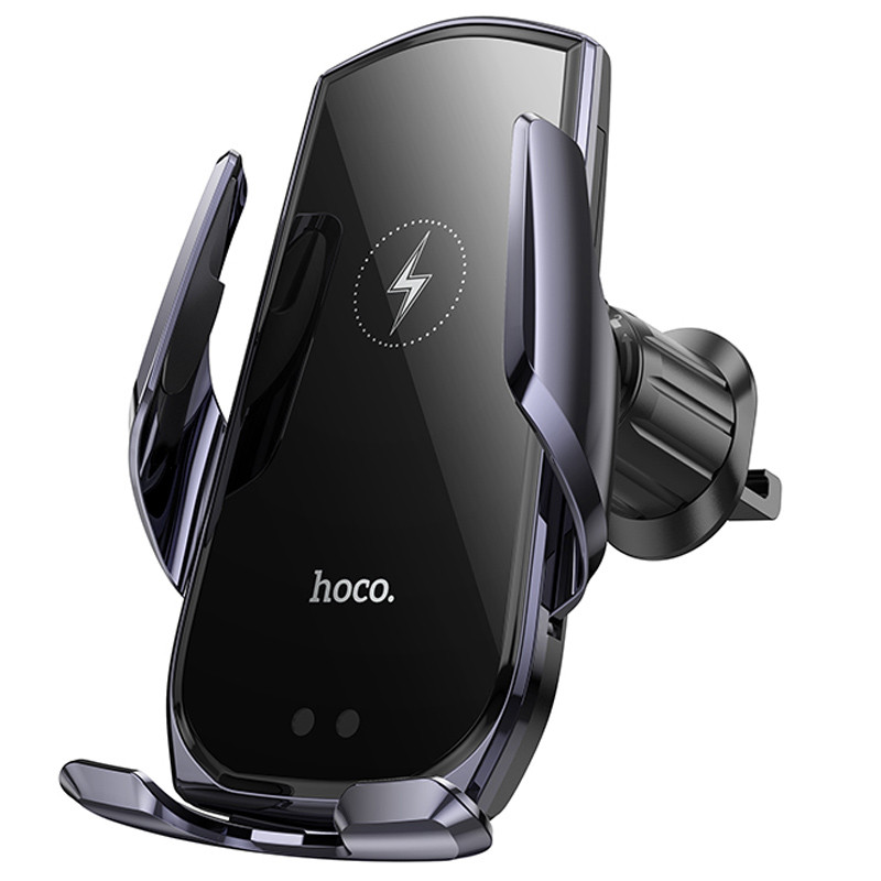 Автотримач з БЗУ Hoco CA202 Plus (Black)
