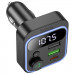 Фото АЗП FM модулятор Hoco E85 Tiger PD20W+QC3.0 (2USB-A/1C) (Black) в маназині vchehle.ua