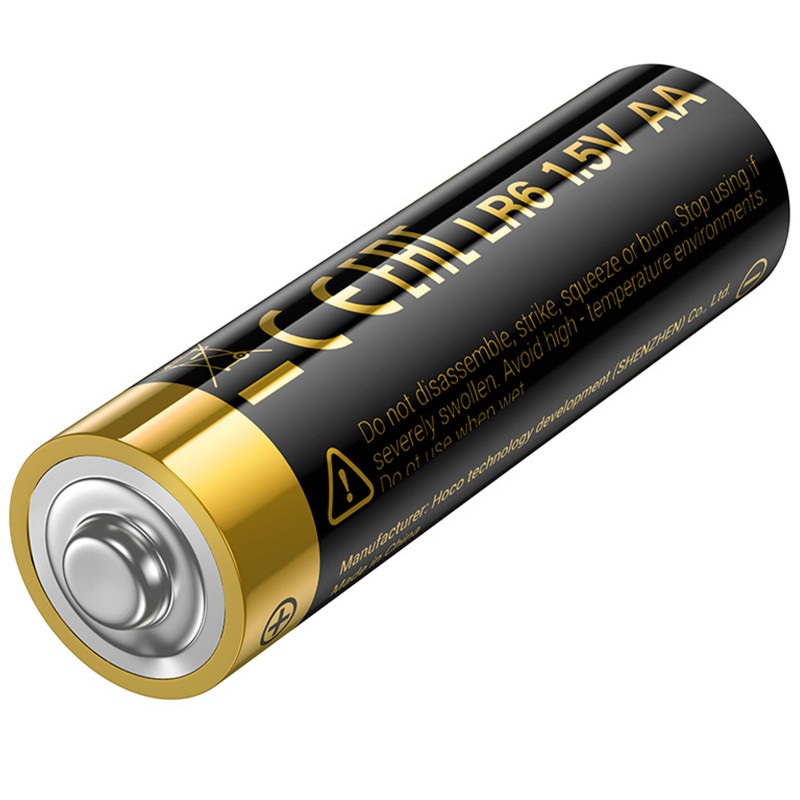Заказать Батарейки Hoco JA1A AA (LR6) Alkaline 2 pcs (Black) на vchehle.ua