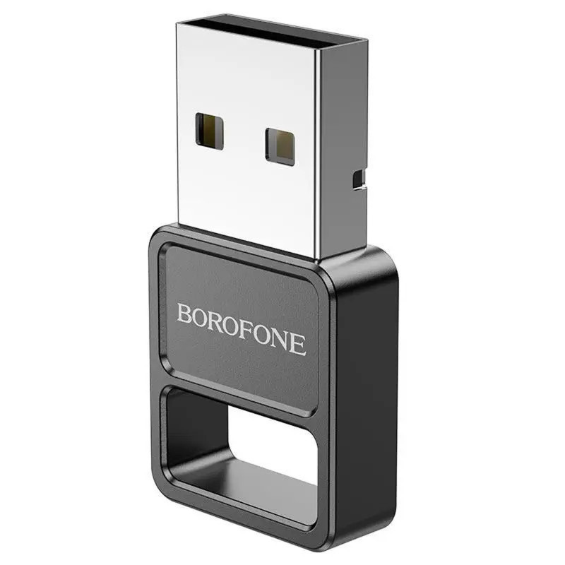 Фото Bluetooth адаптер Borofone DH8 USB (Black) в магазине vchehle.ua