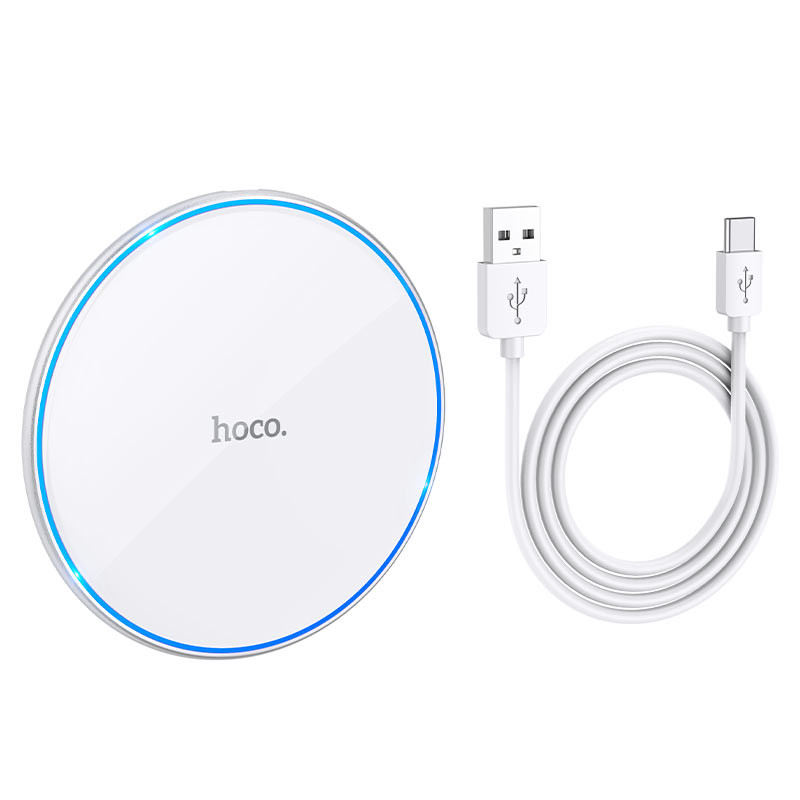 Фото БЗУ HOCO CW6 Pro Easy 15W (Белый) на vchehle.ua