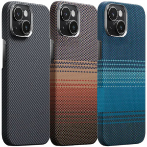 Чохол PC Carbon Protection Slim with Magnetic Safe на Apple iPhone 15 (6.1")