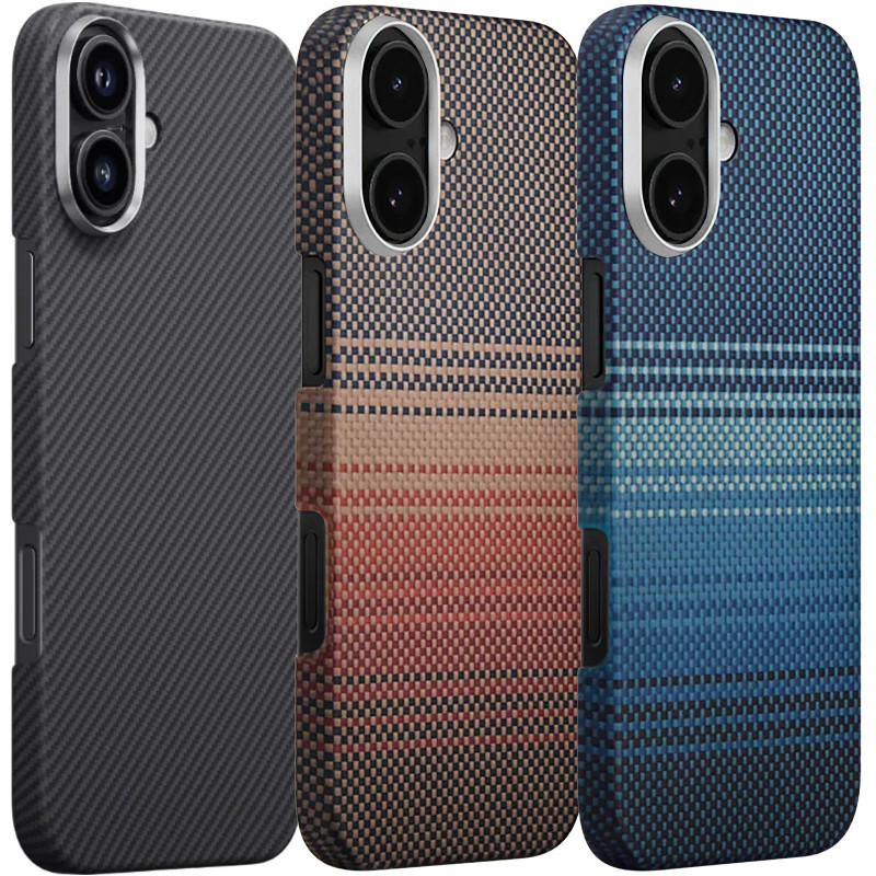 Чехол PC Carbon Protection Slim with Magnetic Safe для Apple iPhone 17 (6.3")