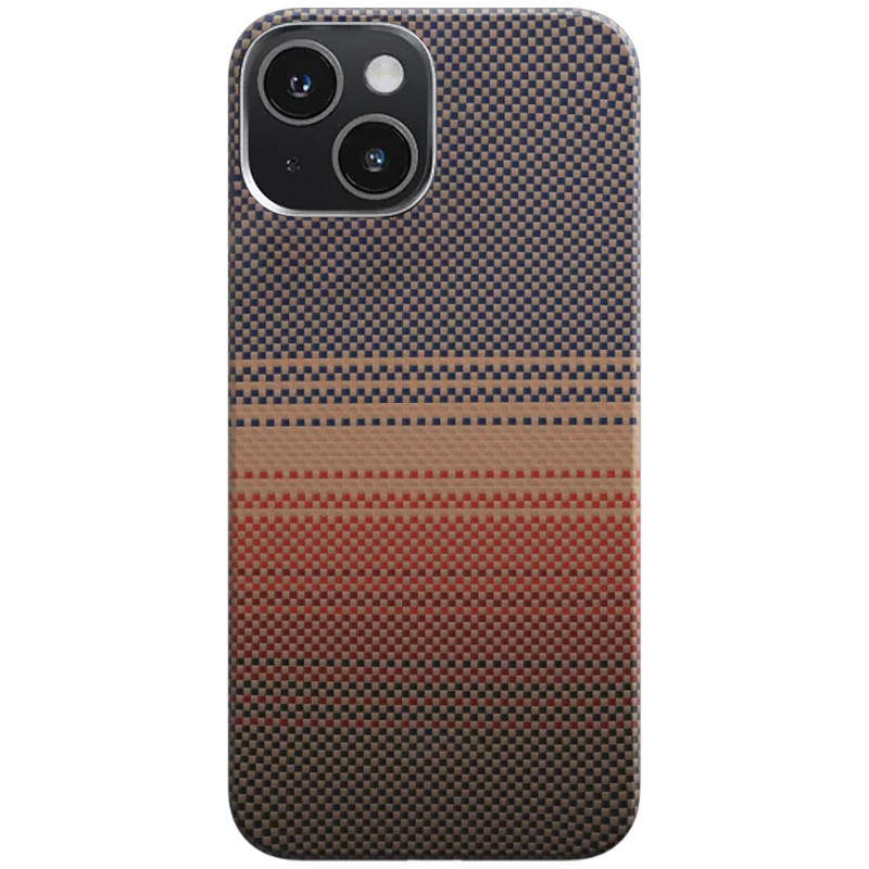 Фото Чохол PC Carbon Protection Slim with Magnetic Safe на Apple iPhone 15 (6.1") (Red) на vchehle.ua