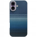 Фото Чехол PC Carbon Protection Slim with Magnetic Fit для Apple iPhone 16 (6.1") (Blue) на vchehle.ua