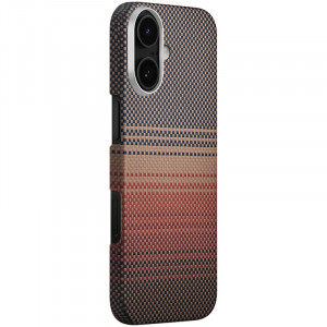 Чехол PC Carbon Protection Slim with Magnetic Safe для Apple iPhone 17 (6.3")