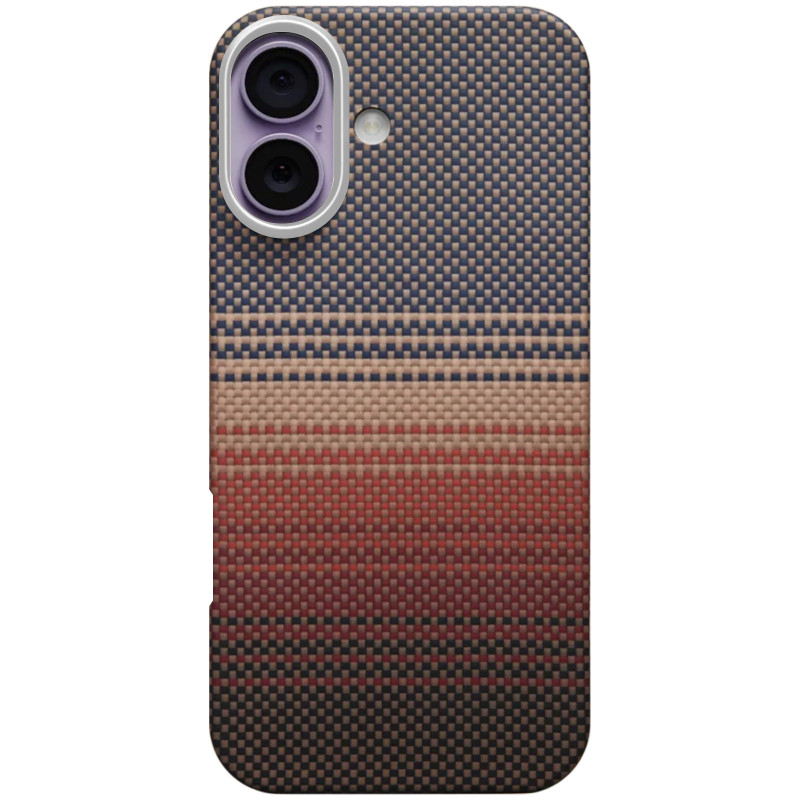 Фото Чехол PC Carbon Protection Slim with Magnetic Safe для Apple iPhone 17 (6.3") (Red) на vchehle.ua
