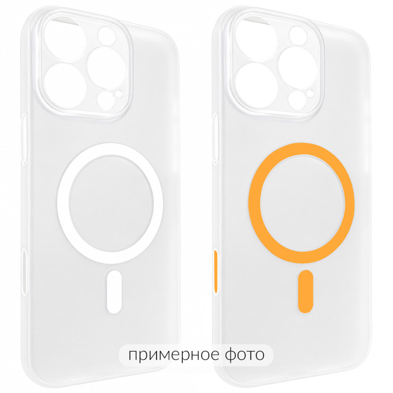 Чехол PC Slim Matte with Magnetic Fit (camera button) для Apple iPhone 16 (6.1")