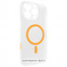 Чехол PC Slim Matte with Magnetic Fit (camera button) для Apple iPhone 17 Air (6.5") (Orange)