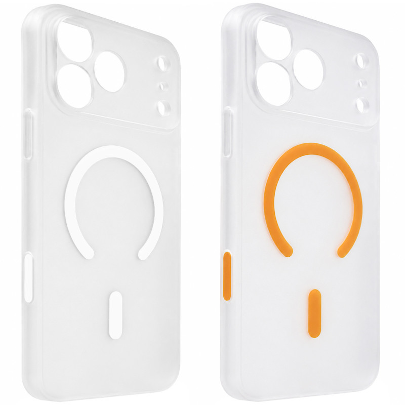 Чехол PC Slim Matte with Magnetic Fit (camera button) для Apple iPhone 17 Pro Max (6.9")