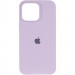 Фото Чохол Silk (AA) Logo with Magnetic Fit на Apple iPhone 14 (6.1") (Бузковий / Lilac) на vchehle.ua