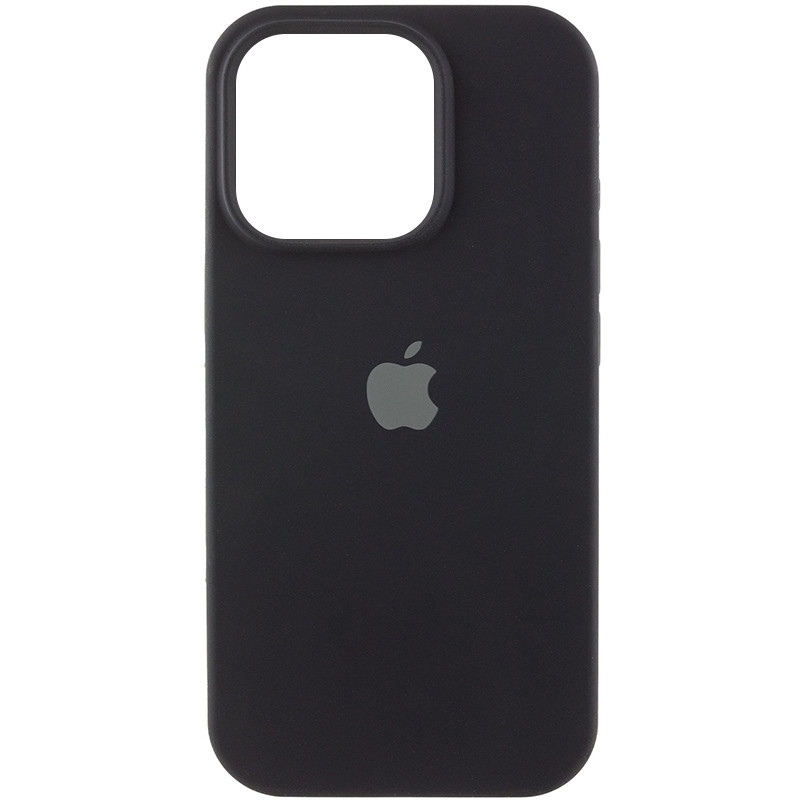 Чохол Silk (AA) Logo with Magnetic Fit на Apple iPhone 14 Pro Max (6.7") (Чорний / Black)