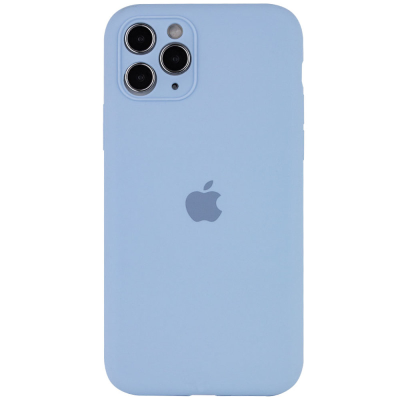 Чохол Silk Full Camera Protective (AA) на Apple iPhone 12 Pro Max (6.7") (Блакитний / Lilac Blue)