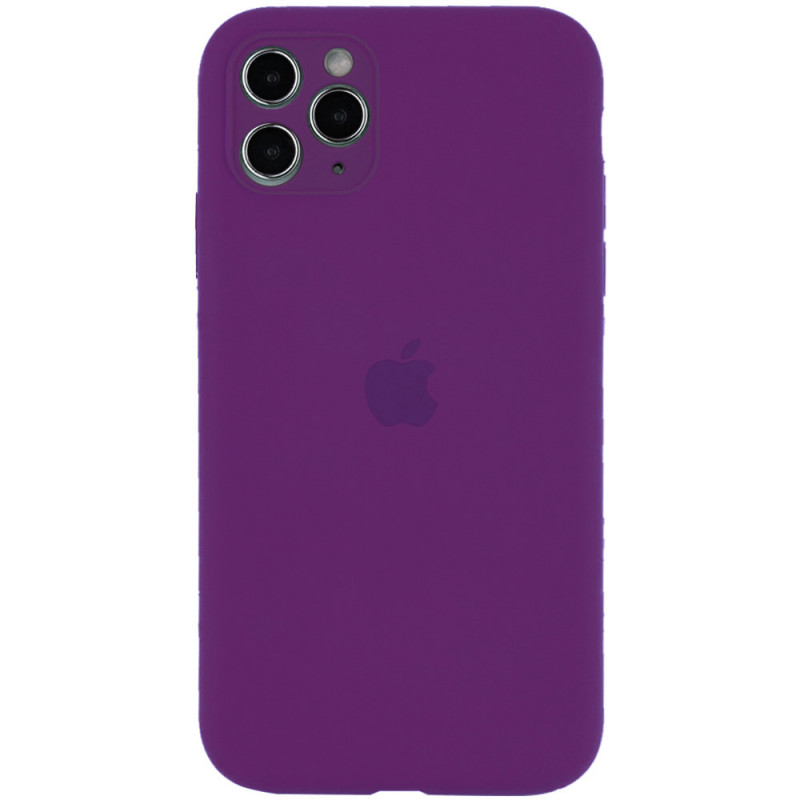 Чехол Silk Full Camera Protective (AA) для Apple iPhone 12 Pro Max (6.7") (Фиолетовый / Grape)