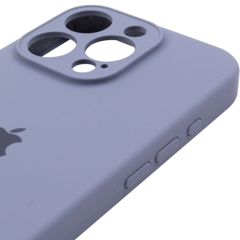 Чохол Silk Full Camera Protective (AA) на Apple iPhone 16 Pro (6.3") (Сірий / Lavender Gray) в магазині vchehle.ua