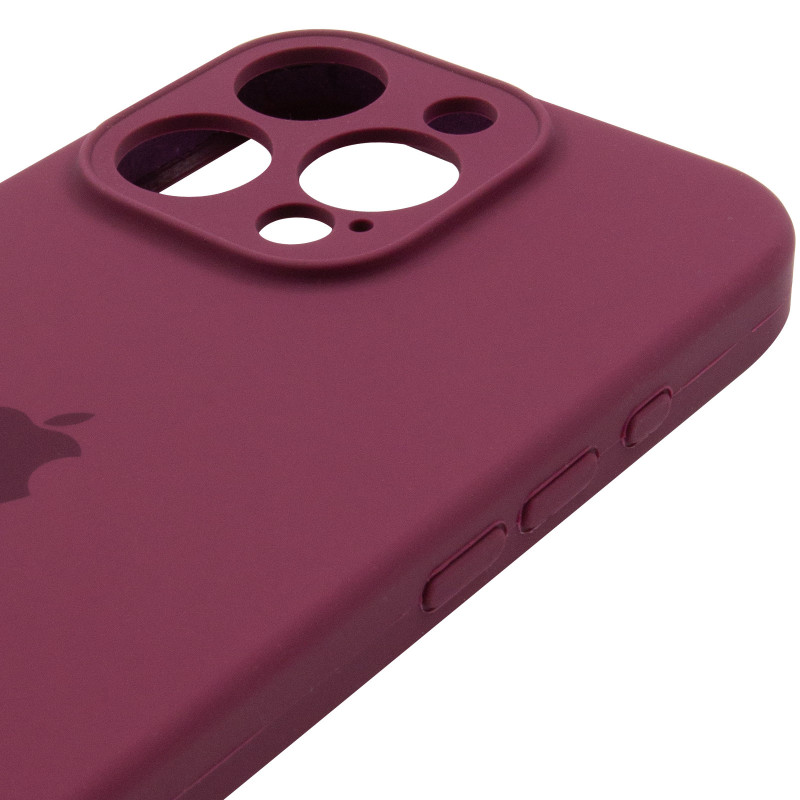 Чехол Silk Full Camera Protective (AA) для Apple iPhone 16 Pro Max (6.9") (Бордовый / Plum) в магазине vchehle.ua