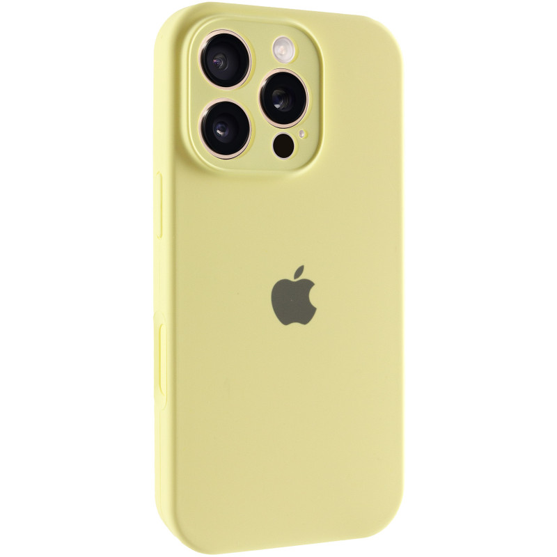 Чехол Silk Full Camera Protective (AA) для Apple iPhone 16 Pro Max (6.9") (Желтый / Mellow Yellow)