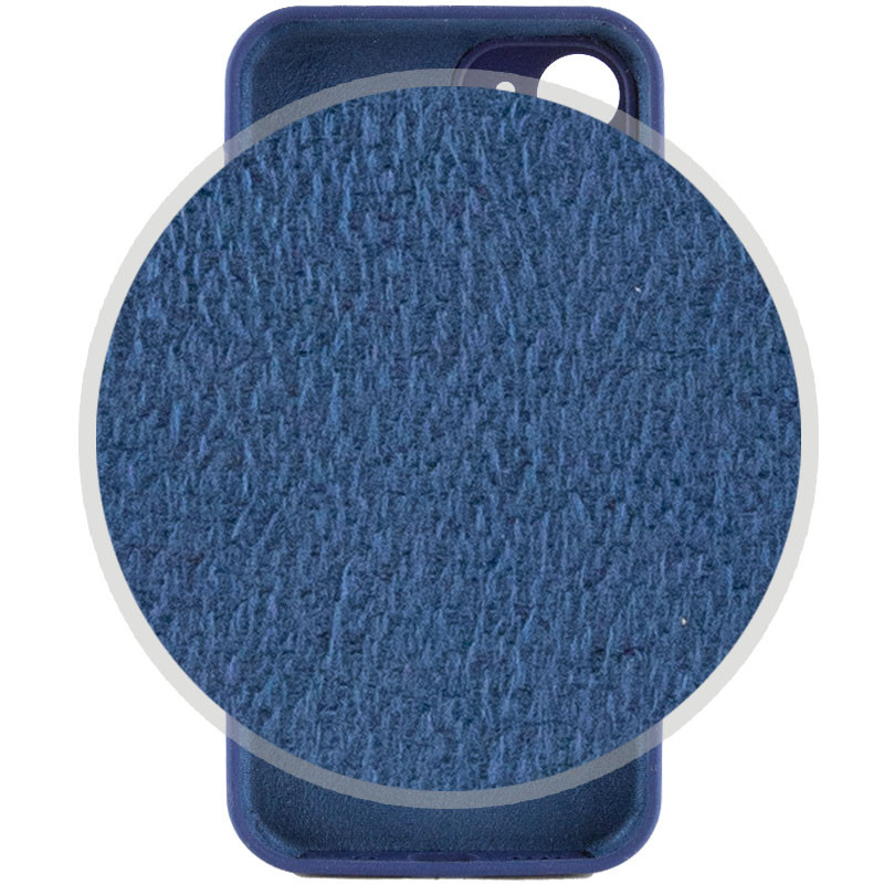 Фото Чехол Silk Full Camera Protective (AA) NO LOGO для Apple iPhone 12 (6.1") (Синий / Deep navy) на vchehle.ua
