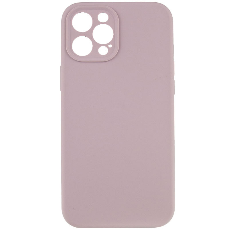 Чохол Silk Full Camera Protective (AA) NO LOGO на Apple iPhone 12 Pro (6.1") (Сірий / Lavender)