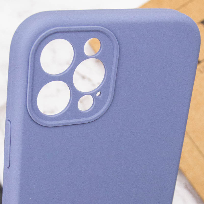 Замовити Чохол Silk Full Camera Protective (AA) NO LOGO на Apple iPhone 12 Pro (6.1") (Сірий / Lavender Gray) на vchehle.ua