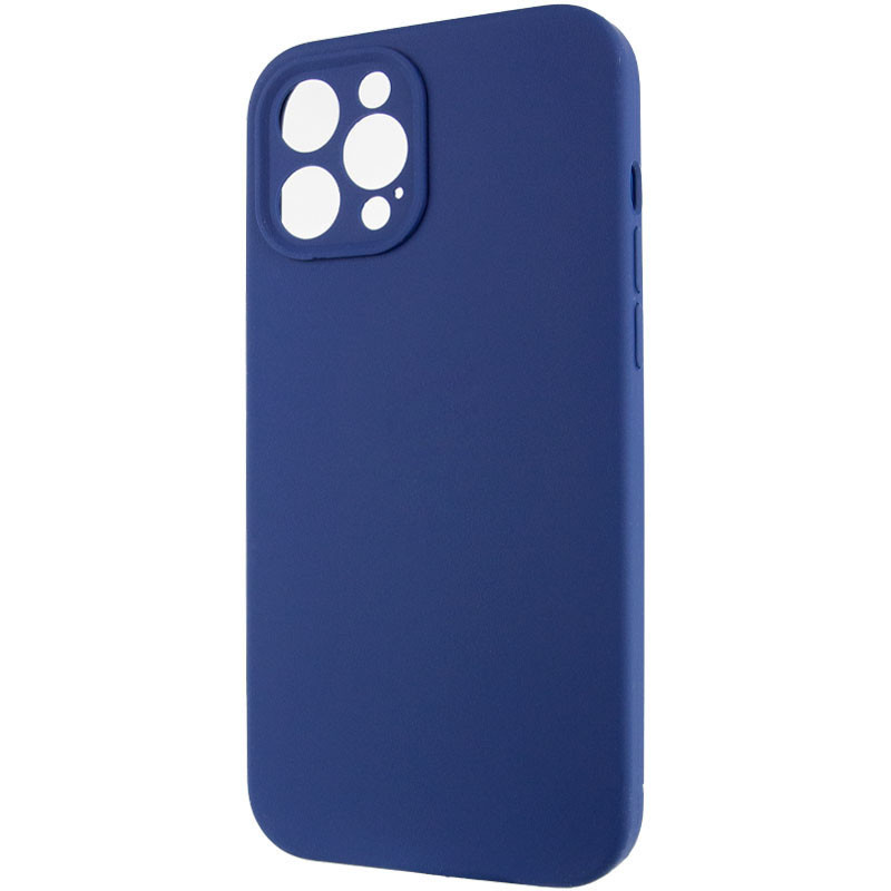 Фото Чохол Silk Full Camera Protective (AA) NO LOGO на Apple iPhone 12 Pro (6.1") (Синій / Deep navy) в маназині vchehle.ua