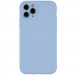 Чехол Silk Full Camera Protective (AA) NO LOGO для Apple iPhone 12 Pro Max (6.7") (Голубой / Lilac Blue)