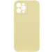 Чехол Silk Full Camera Protective (AA) NO LOGO для Apple iPhone 12 Pro Max (6.7") (Желтый / Mellow Yellow)