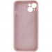 Чехол Silk Full Camera Protective (AA) NO LOGO для Apple iPhone 13 (6.1") (Розовый / Pink Sand) в магазине vchehle.ua