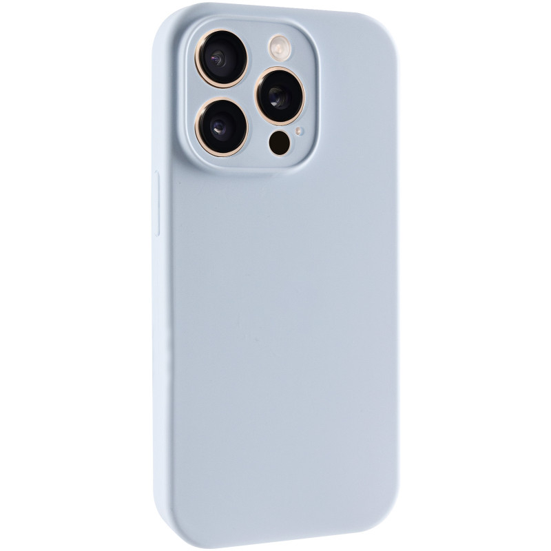 Чехол Silk Full Camera Protective (AA) NO LOGO для Apple iPhone 13 Pro (6.1") (Голубой / Sweet Blue)