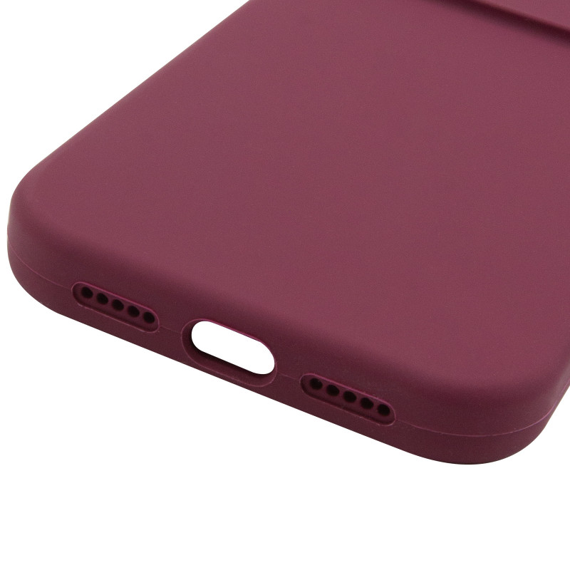 Чехол Silk Full Camera Protective (AA) NO LOGO для Apple iPhone 13 Pro Max (6.7") (Бордовый / Plum) в магазине vchehle.ua
