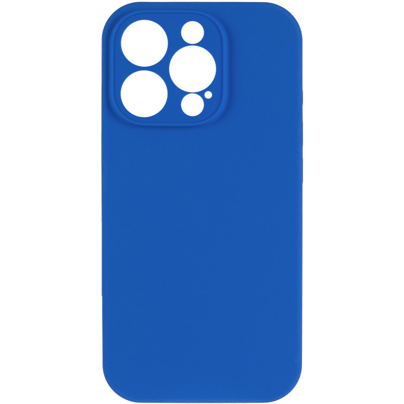Купить Чехол Silk Full Camera Protective (AA) NO LOGO для Apple iPhone 13 Pro Max (6.7") (Синий / Capri Blue) на vchehle.ua