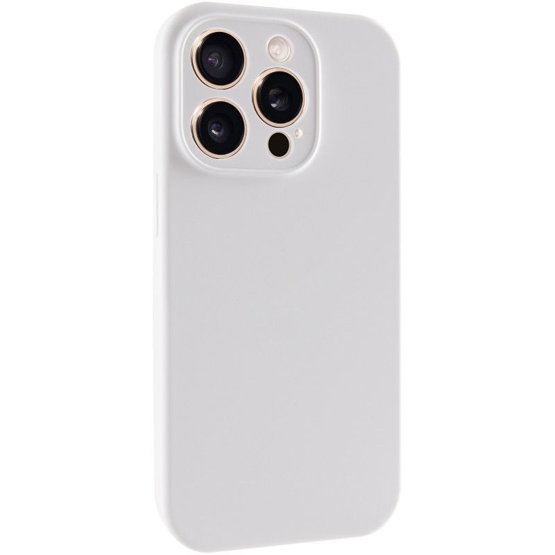 Фото Чехол Silk Full Camera Protective (AA) NO LOGO для Apple iPhone 14 Pro (6.1") (Белый / White) на vchehle.ua