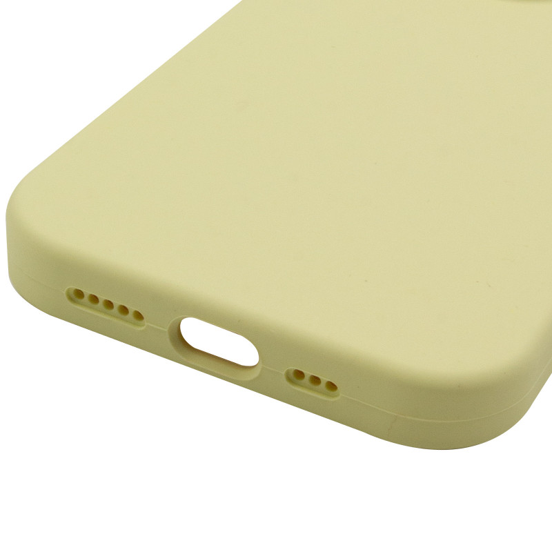 Чехол Silk Full Camera Protective (AA) NO LOGO для Apple iPhone 14 Pro (6.1") (Желтый / Mellow Yellow) в магазине vchehle.ua