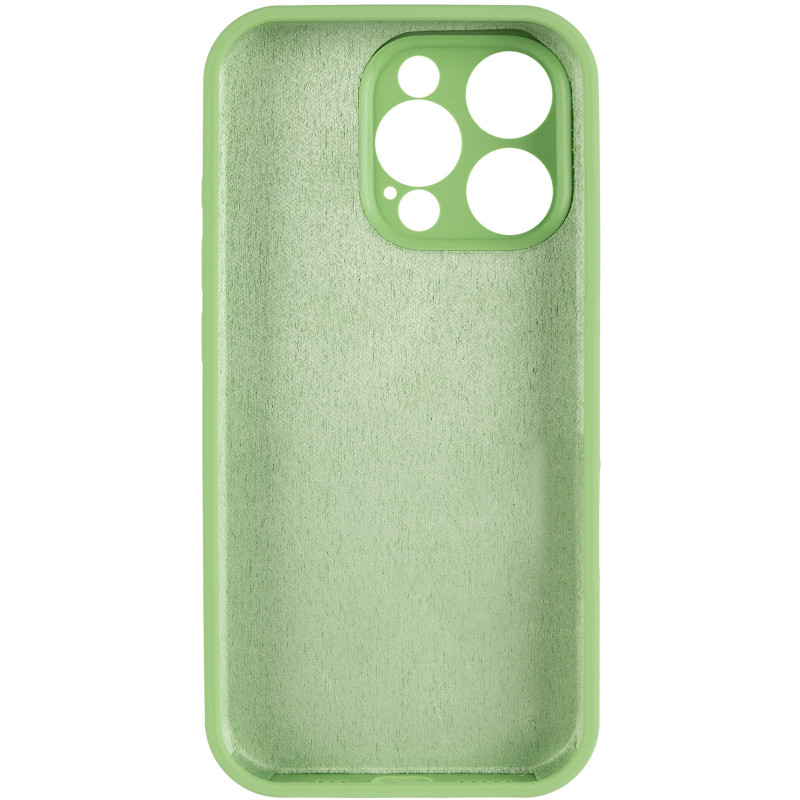 Фото Чохол Silk Full Camera Protective (AA) NO LOGO на Apple iPhone 14 Pro (6.1") (М'ятний / Mint) в маназині vchehle.ua
