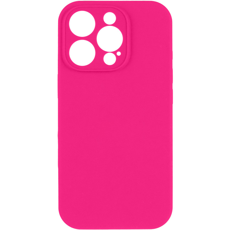 Фото Чехол Silk Full Camera Protective (AA) NO LOGO для Apple iPhone 14 Pro (6.1") (Розовый / Barbie pink) на vchehle.ua