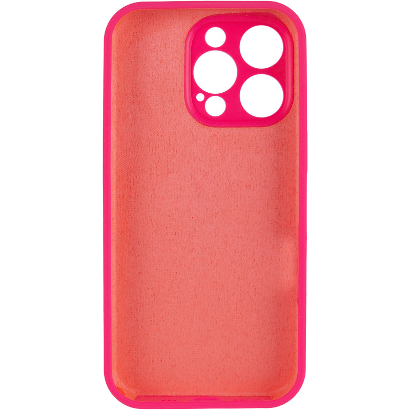 Фото Чехол Silk Full Camera Protective (AA) NO LOGO для Apple iPhone 14 Pro (6.1") (Розовый / Barbie pink) в магазине vchehle.ua