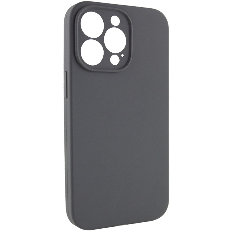 Фото Чехол Silk Full Camera Protective (AA) NO LOGO для Apple iPhone 14 Pro (6.1") (Серый / Dark Gray) на vchehle.ua