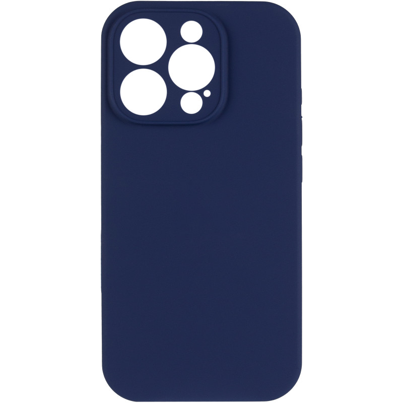 Фото Чехол Silk Full Camera Protective (AA) NO LOGO для Apple iPhone 14 Pro (6.1") (Синий / Deep navy) на vchehle.ua