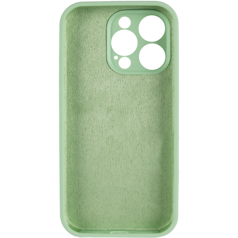 Заказать Чехол Silk Full Camera Protective (AA) NO LOGO для Apple iPhone 14 Pro Max (6.7") (Зеленый / Pistachio) на vchehle.ua