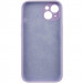Чохол Silk Full Camera Protective (AA) NO LOGO на Apple iPhone 15 (6.1") (Бузковий / Lilac) в магазині vchehle.ua