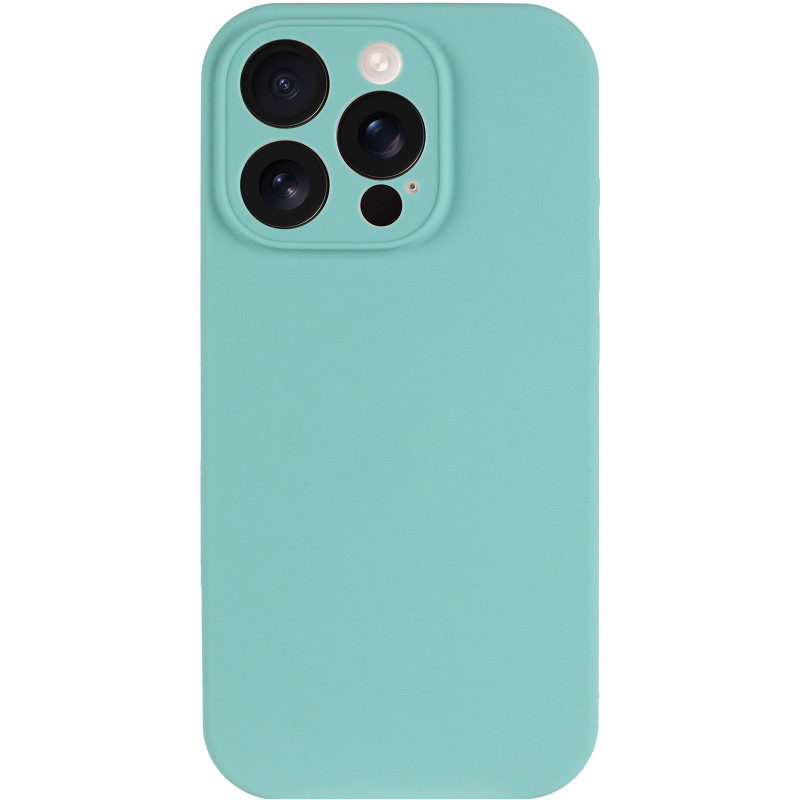 Фото Чохол Silk Full Camera Protective (AA) NO LOGO на Apple iPhone 15 Pro (6.1") (Бірюзовий / Marine Green) на vchehle.ua
