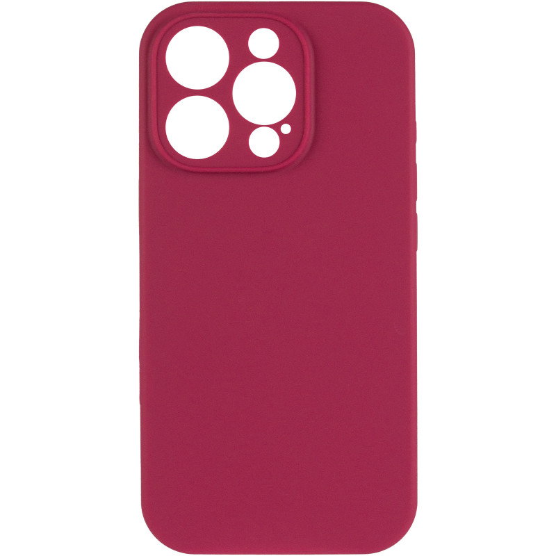 Фото Чохол Silk Full Camera Protective (AA) NO LOGO на Apple iPhone 15 Pro (6.1") (Червоний / Rose Red) на vchehle.ua
