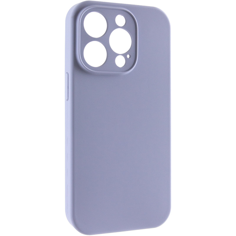 Чохол Silk Full Camera Protective (AA) NO LOGO на Apple iPhone 15 Pro (6.1") (Сірий / Lavender Gray)