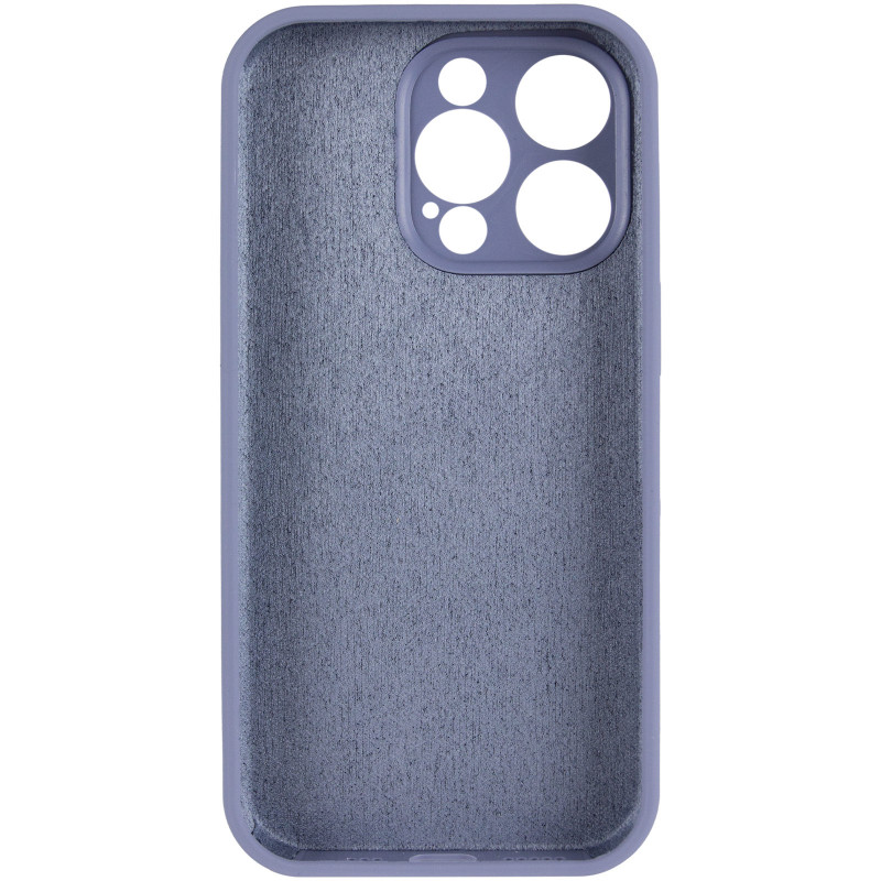 Фото Чохол Silk Full Camera Protective (AA) NO LOGO на Apple iPhone 15 Pro (6.1") (Сірий / Lavender Gray) в маназині vchehle.ua