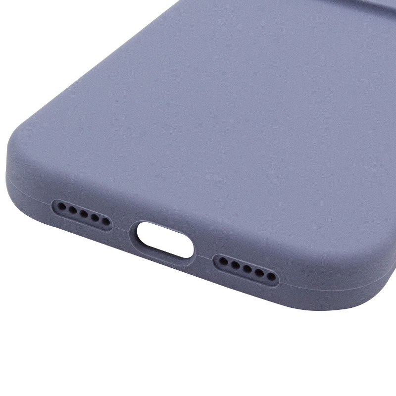 Чохол Silk Full Camera Protective (AA) NO LOGO на Apple iPhone 15 Pro (6.1") (Сірий / Lavender Gray) в магазині vchehle.ua
