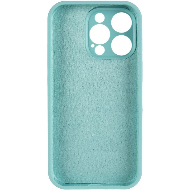 Фото Чехол Silk Full Camera Protective (AA) NO LOGO для Apple iPhone 16 Pro Max (6.9") (Бирюзовый / Marine Green) в магазине vchehle.ua