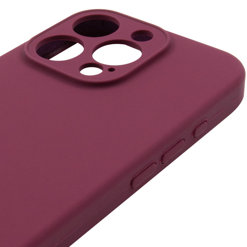 Чехол Silk Full Camera Protective (AA) NO LOGO для Apple iPhone 16 Pro Max (6.9") (Бордовый / Plum) в магазине vchehle.ua