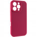 Чехол Silk Full Camera Protective (AA) NO LOGO для Apple iPhone 16 Pro Max (6.9") (Красный / Rose Red)