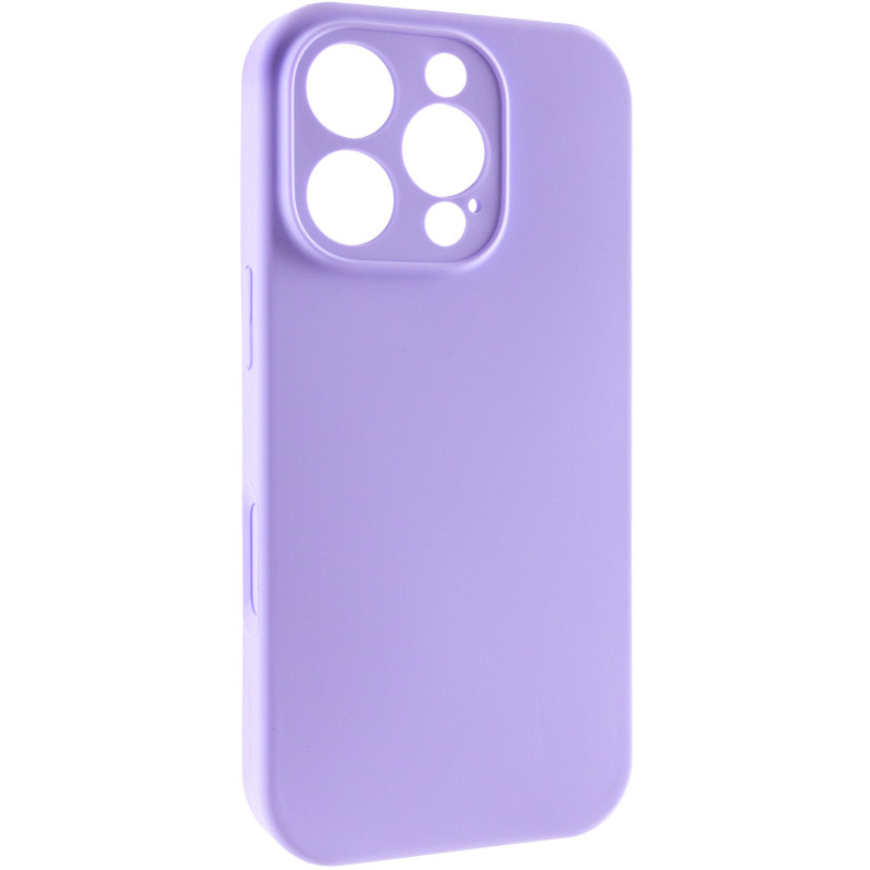 Чехол Silk Full Camera Protective (AA) NO LOGO для Apple iPhone 16 Pro Max (6.9") (Сиреневый / Dasheen)