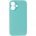 Фото Чехол Silk Full Camera Protective (AA) NO LOGO для Apple iPhone 16 (6.1") (Бирюзовый / Marine Green) на vchehle.ua